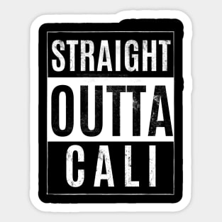 Straight Outta Cali Sticker